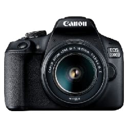 Appareil Photo Reflex Canon EOS 2000D BK EU26 + Objectif 18-55Mm