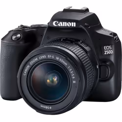 Appareil Photo Réflex Canon EOS 250D + Objectif EF-S 18-55mm f/3,5-5,6 IS STM Kit