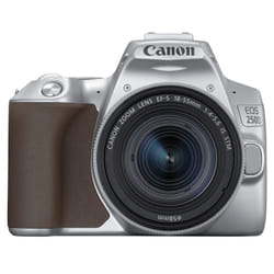 APPAREIL PHOTO REFLEX CANON EOS 250D WIFI+ OBJ 18-55 IS SILVER 4K