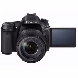 Capteur CMOS de 24.2 MP / DIGIC 6 / ISO jusqu'à 25.600 / 45 AF de type croisé / Autofocus CMOS Dual Pixel / Écran tactile ori ...