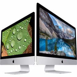 Apple iMac 21.5" 4096 x 2304 pixels 8 Go 1 To HDD Mac OS X 10.11 El Capitan Argent