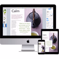 Apple iMac 21.5" 4096 x 2304 pixels 8 Go 1 To HDD Mac OS X 10.11 El Capitan Argent - Vue supplémentaire 4