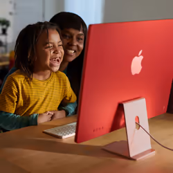 Apple iMac Apple M 23.5" 8 Go 256 Go SSD Rose - Vue supplémentaire 4