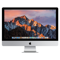 Apple iMac Intel® Core™ i5 68,6 cm (27") 5120 x 2880 pixels 8 Go DDR4-SDRAM 1 To Fusion Drive PC All-in-One AMD Radeon Pro 575 macOS Sierra 10.12 Wi-Fi 5 (802.11ac) Argent