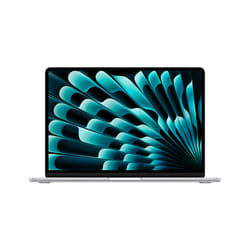 Apple MacBook Air Apple M M3 Ordinateur portable 34,5 cm (13.6") 8 Go 256 Go SSD Wi-Fi 6E (802.11ax) macOS Sonoma Argent