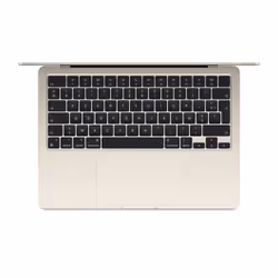 Apple MacBook Air Apple M M3 Ordinateur portable 34,5 cm (13.6") 8 Go 256 Go SSD Wi-Fi 6E (802.11ax) macOS Sonoma Blanc