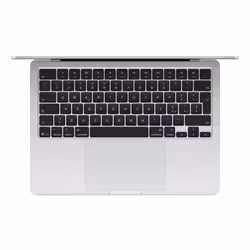 Apple MacBook Air Apple M M4 Ordinateur portable 34,5 cm (13.6") 16 Go 256 Go SSD Wi-Fi 6E (802.11ax) macOS Sequoia Argent