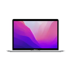 Apple MacBook Pro Ordinateur portable 33,8 cm (13.3") Apple M M2 8 Go 256 Go SSD Wi-Fi 6 (802.11ax) macOS Monterey Argent