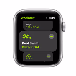 Apple Watch SE OLED 44 mm Argent Wifi GPS - Vue supplémentaire 3