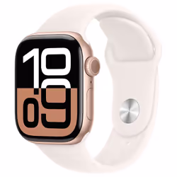 Apple Watch Series 10 GPS 42 mm - Écran tactile OLED grand-angle Retina LTPO3, Jusqu’à 2 000 nits - Écran en verre Ion‑X (boî ...