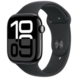 Apple Watch Series 10 OLED 46 mm Numérique 416 x 496 pixels Écran tactile Noir Wifi GPS (satellite)