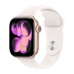 APPLE Watch Séries 11 GPS 42MM Avec Bracelet Sport M/L - Rose Gold Aluminium