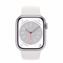 Apple Watch Series 8 OLED 41 mm Argent Wifi GPS - Vue supplémentaire 2