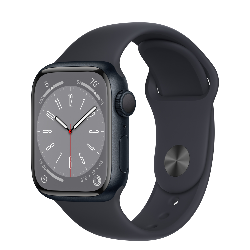 Apple Watch Series 8 OLED 41 mm Noir Wifi GPS (satellite)