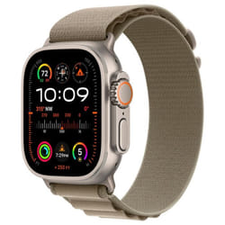APPLE Watch Ultra 2 49mm - Boitier En Titane Et Bracelet Boucle Alpine Olive S
