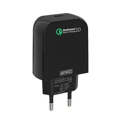 Artwizz 0531-1803 chargeur d'appareils mobiles Ordinateur portable, Smartphone, Tablette Noir Secteur Intérieure