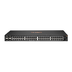 Commutateur Gigabit Ethernet 48 ports + 4 SFP+ noir, gestion de niveau 3, 1U, Aruba JL676A