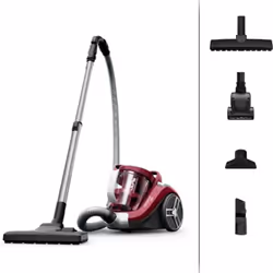 Aspirateur Balai Rowenta RO4B25EA - Puissance : 900W - Capacité du réservoir: 2.5 L - 3 Niveaux de filtration - Cyclone + mou ...