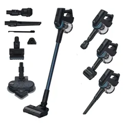 Aspirateur Balai Sans Fil Hoover HF4P10HYDRO 240W Noir & Bleu