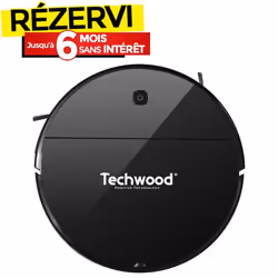 Aspirateur Robot 2en1 TECHWOOD TAR-2036 - Noir