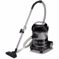 Aspirateur Vacuum Black+Decker - Puissance : 2000W - Capacité de réservoir: 20 Litres - Fonction de soufflerie pour souffler ...