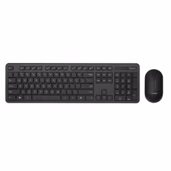 ASUS CW100, Taille réelle (100 %), RF sans fil, Clavier à membrane, Noir, Souris incluse