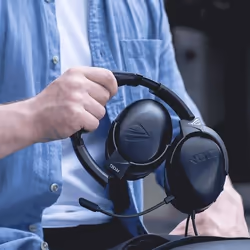 ASUS ROG Strix Go Core Casque Avec fil Arceau Jouer Noir - Vue supplémentaire 9