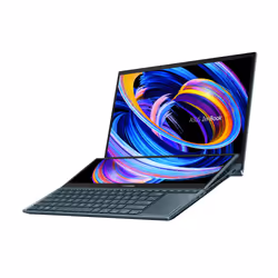 ASUS ZenBook Pro Duo 15 OLED UX582LR-H2012T notebook i7-10870H 15.6" Écran tactile 4K Ultra HD 16 Go 512 Go SSD NVIDIA GeForce RTX 3070 Windows 10 Home Bleu