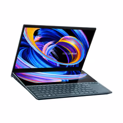 ASUS ZenBook Pro Duo 15 OLED UX582LR-H2012T notebook i7-10870H 15.6" Écran tactile 4K Ultra HD 16 Go 512 Go SSD NVIDIA GeForce RTX 3070 Windows 10 Home Bleu