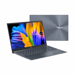 ASUS Zenbook 13 OLED UM325UA-KG112T AMD Ryzen™ 7 5700U 13.3" Full HD 16 Go 512 Go SSD Windows 10 Home Gris - Vue supplémentaire 4