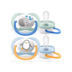 Avent 2 Sucettes animals 0-6m