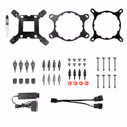 Azza BLIZZARD SP 240 Processeur Refroidisseur de liquide tout-en-un 24 cm Noir - Vue supplémentaire 5