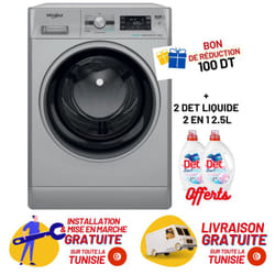 Balai Whirlpool Hublot Repliable 8kg Argent FFWB8248SBS