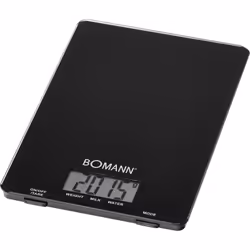 Balance de cuisine - Poids max. 5kg - Précision 1g - Affichage LCD - Surface de pesée en verre de haute qualité - Unités de m ...