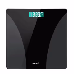 Balance DECAKILA - Capacité maximale : 2.5-180kg - Unité : kg/Ib - Valeur de division: 0.1kg - Matériel: verre trempé - Avec ...