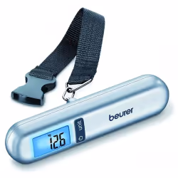 Balance Valise Électronique BEURER - Écran LCD avec Magic-LED - Capacité de charge: 40 kg - Longueur de la sangle : 22,5 cm - ...