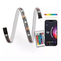 Bande LED TV Colorée KSIX 16 Couleurs RGB Avec Télécommande