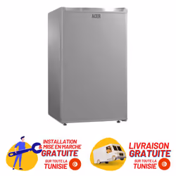 Mini Bar Acer DeFrost - Volume total: 89 Litres - Classe Énergétique: 3 - Dimensions: 840 x 480 x 480 mm - Couleur Silver
