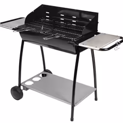 Barbecue À Charbon SOMAGIC Dana Pour 15 personnes - Surface de cuisson: 65 x 38 cm - Cuve en acier 70 x 40cm - Grille de cuis ...