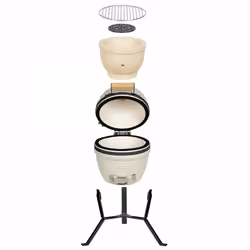 Barbecue Grill Kamado Livoo DOC283 - Bois & Crème (Combustible) - Vue supplémentaire 9