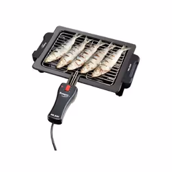 Puissance: 1000 Watts - Surface du grill: 30 x 22,5 cm - Forme de la surface de cuisson: Rectangulaire - Matériau du boîtier/ ...