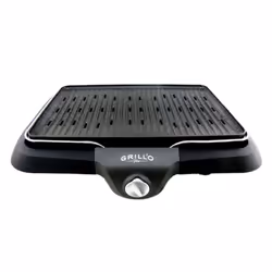 Barbecue Plancha électrique GRILL'O GR573 - Puissance: 2000 Watts - 5 niveaux de température - Avec réservoir d'huile - Surfa ...