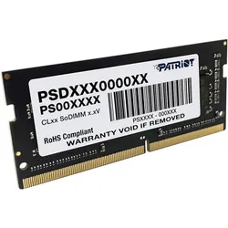 Barette Mémoire Patriot Signature 16 Go DDR4 3200MHz SO-DIMM CL22