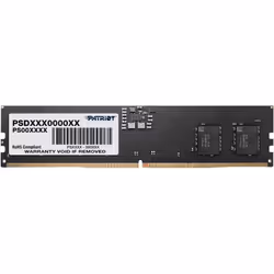 Barette Mémoire Patriot Signature DIMM DDR5 CL40 - Fréquence : 4800 MHz - Capacité : 8 Go - Voltage : 1.1V