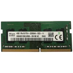 Barette Mémoire SK Hynix 4 Go DDR4 3200MHz PC4-25600