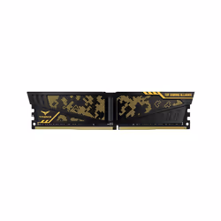 Barrette Mémoire Team Group Vulcan TUF YELLOW DIMM - Capacité 16 Go DDR4 - Fréquence 3600 MHz - Tension 1.2V - Garantie à vie