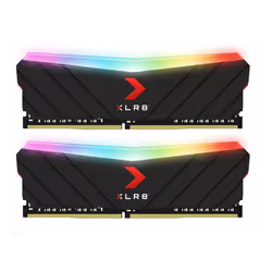 Barrette mémoire PNY 16 Go (2x 8Go) XLR8 Gaming EPIC-X RGB DDR4 3200MHz - Fréquence Compatible 3200MHz, 3000MHz, 2933MHz, 280 ...
