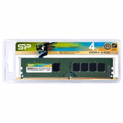 Barette Mémoire DIMM pour Pc de bureau - Capacité 4 Go - Fréquence 2400 MHz CL17 - Support de mémoire: 288-pin UDIMM - Tensio ...