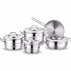 Batterie de Cuisine korkmaz Astra A2050 9 Pièces Inox