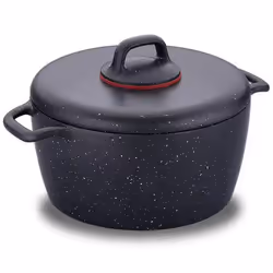 Batterie de cuisine Korkmaz Gusto Plus - Taille Faitout : 20x10 cm /3,0 Lt - Revêtement PTFE -  Il est écologique car il est  ...